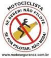 Motociclista, não beba!